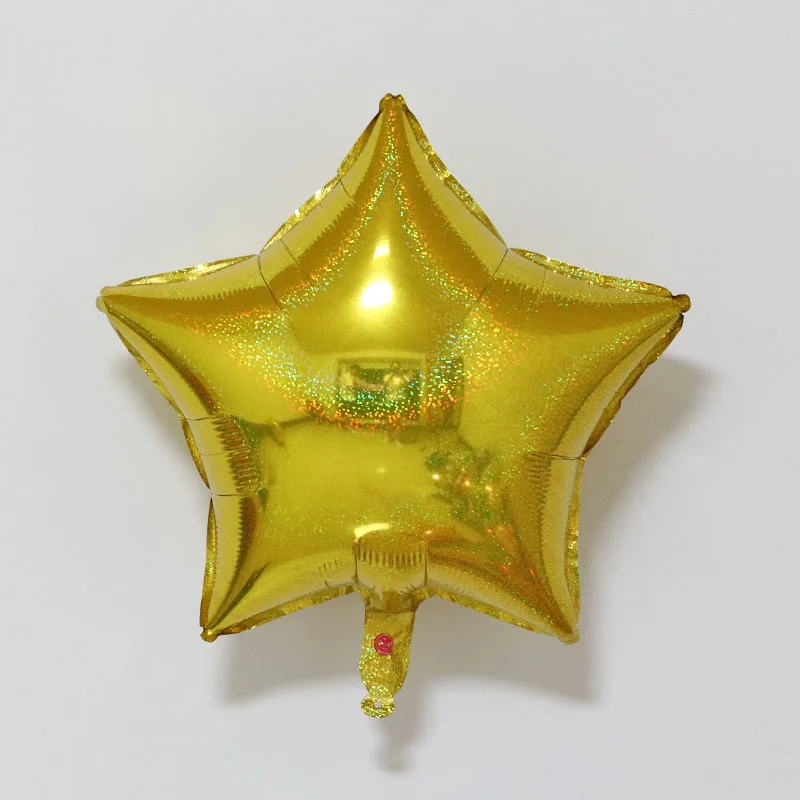 18 дюймов Красочные День рождения Свадебные шары для украшения Праздник пентаграмма звезда авто-уплотнение алюминиевый воздушный шар из фольги - Цвет: 21