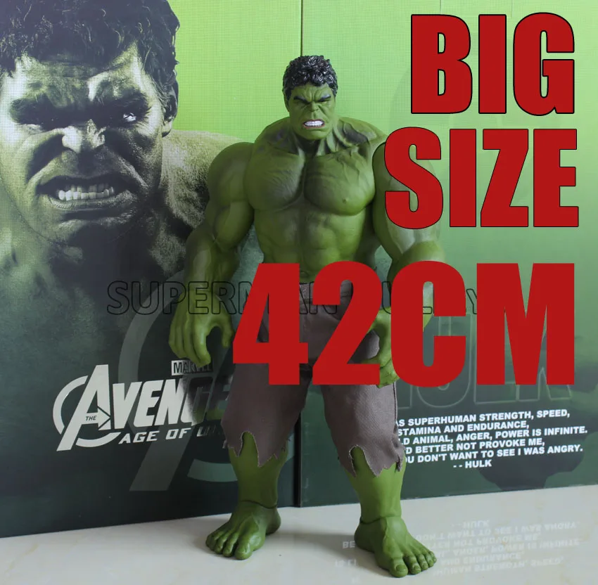 

42cm / 30cm Hulk thanos Action Figures PVC Model Statue Collectible Toy big size Action Figures Toys