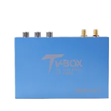 OZGQ 160 км/ч Двойные тюнеры H.265 DVB T2/T цифровой автомобильный тв тюнер коробка ТВ HD 1080P двойной антенный приемник для автомобиля