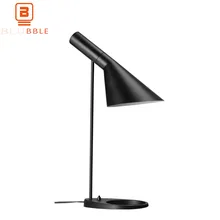 BLUBBLE защита глаз современный Настольный светильник Северной Европы Спальня Книги по искусству простая настольная лампа AC 110 В-240 В светодиодный лампы прикроватной тумбочке AJ лампы