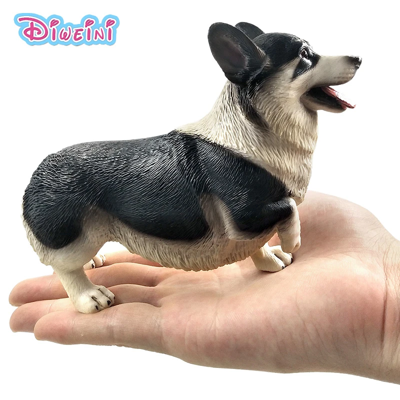 Simulation Big Corgi Dog Animal Model Figure Statue Figurine Home Decor Fairy Garden Decoration Accessories Gift For Kids Toys Action Figures Aliexpress