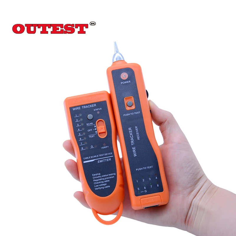 High quality wire tracker RJ45 RJ11 finder network lan cable telephone ...