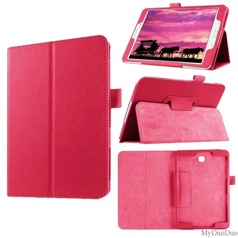 Litch PU Leather Stand Flip Cover Case for Samsung Galaxy Tab S2 8.0 T710 T711 T715 8 Tablet Cover Full Body Protective Skin (5)