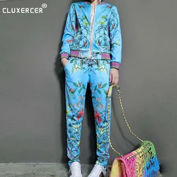 Suit Women Tracksuits 2017 New Spring Autumn Casual Two Piece Set High Quality Long Sleeve Suit conjunto feminino Suit Women Tracksuits 2017 New Spring Autumn Casual Two Piece Set High Quality Long Sleeve Suit conjunto feminino