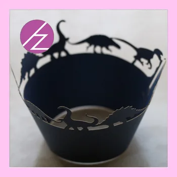 

2017 New 50Pcs Cupcake Wrappers Laser Cutting Halloween Event Party Supplies Kids Party Favors Party Decoration Party Supplies