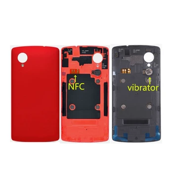 

With NFC Antenna+Buzzer Vibrator Flex Back Housing For LG Google Nexus 5 D820 D821 Battery Cover Door For LG Nexus5 Back Cover