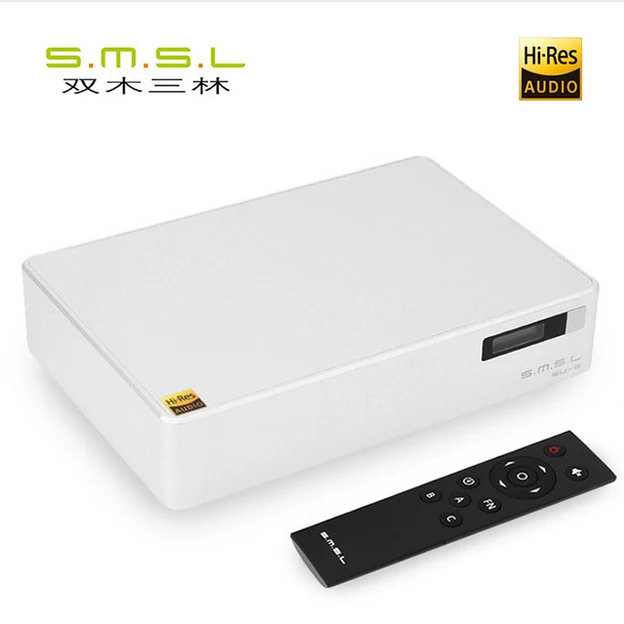 

SMSL SU-8 ES9038Q2M*2 32bit/768kHz DSD512 DAC USB/Optical/Coaxial input Decoder RCA/XLR output