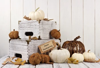 

Vinyl Photografic Background Thanksgiving Festival Wooden Photo Backgrounds Children Photo Studio Cloth Computer Printed