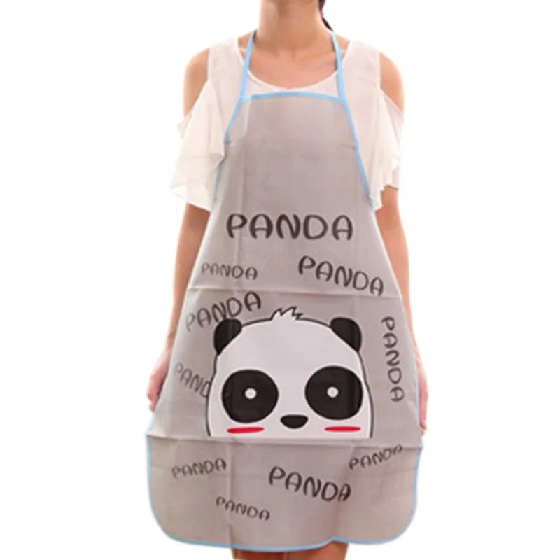

Cute Cartoon Apron PVC Waterproof Apron For Kitchen Cleaning Tools Animal Restaurant Cooking Bib Aprons