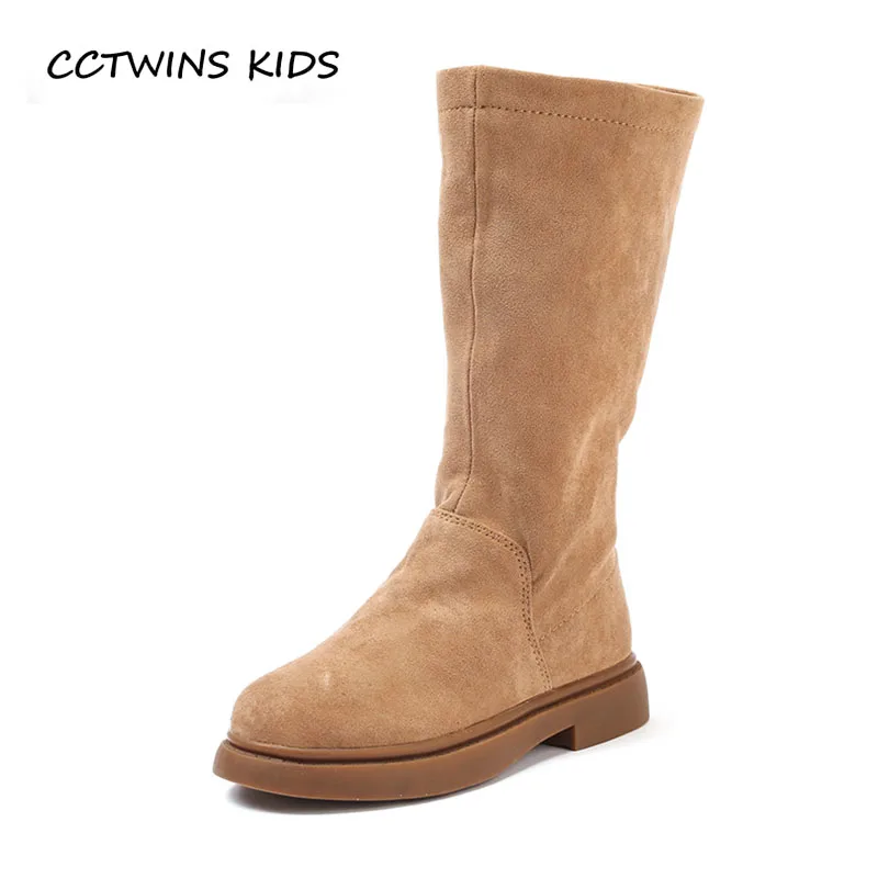 

CCTWINS KIDS 2018 Autumn Children Black Knee High Boot Toddler Fashion Boot Baby Girl Yellow Shoe H006
