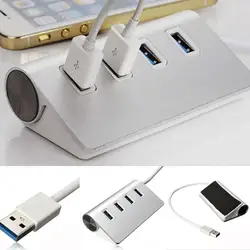 USB 3,0 концентратор 4 порты и разъёмы Высокое скорость OTG хаб usb-хаб для Apple Air ноутбук Планшетные ПК