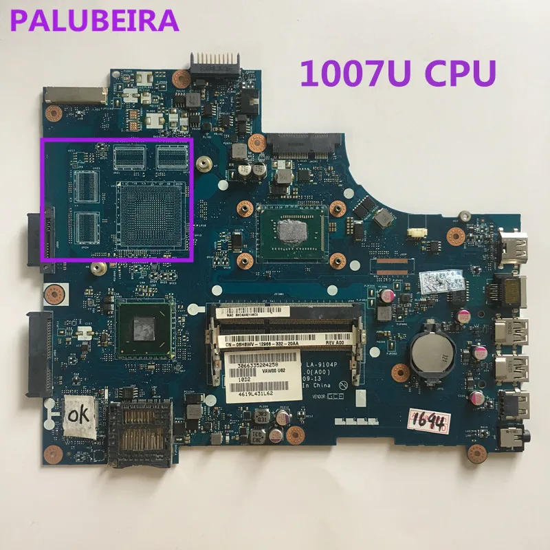 

PALUBEIRA CN-0671DP 0671DP 671DP LA-9104P WITH 1007U CPU for Dell Inspiron 3521 5521 NoteBook PC Laptop Motherboard Tested