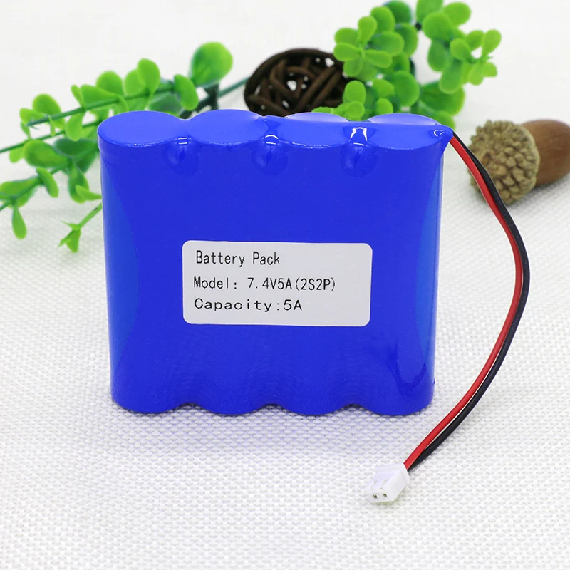 

KLUOSI 8.4V Battery 2S2P 7.4V/8.4V 5000mAh Lithium Ion Battery Pack with 5A BMS for Bicycle Headlights CCTV/Camera/ Toy