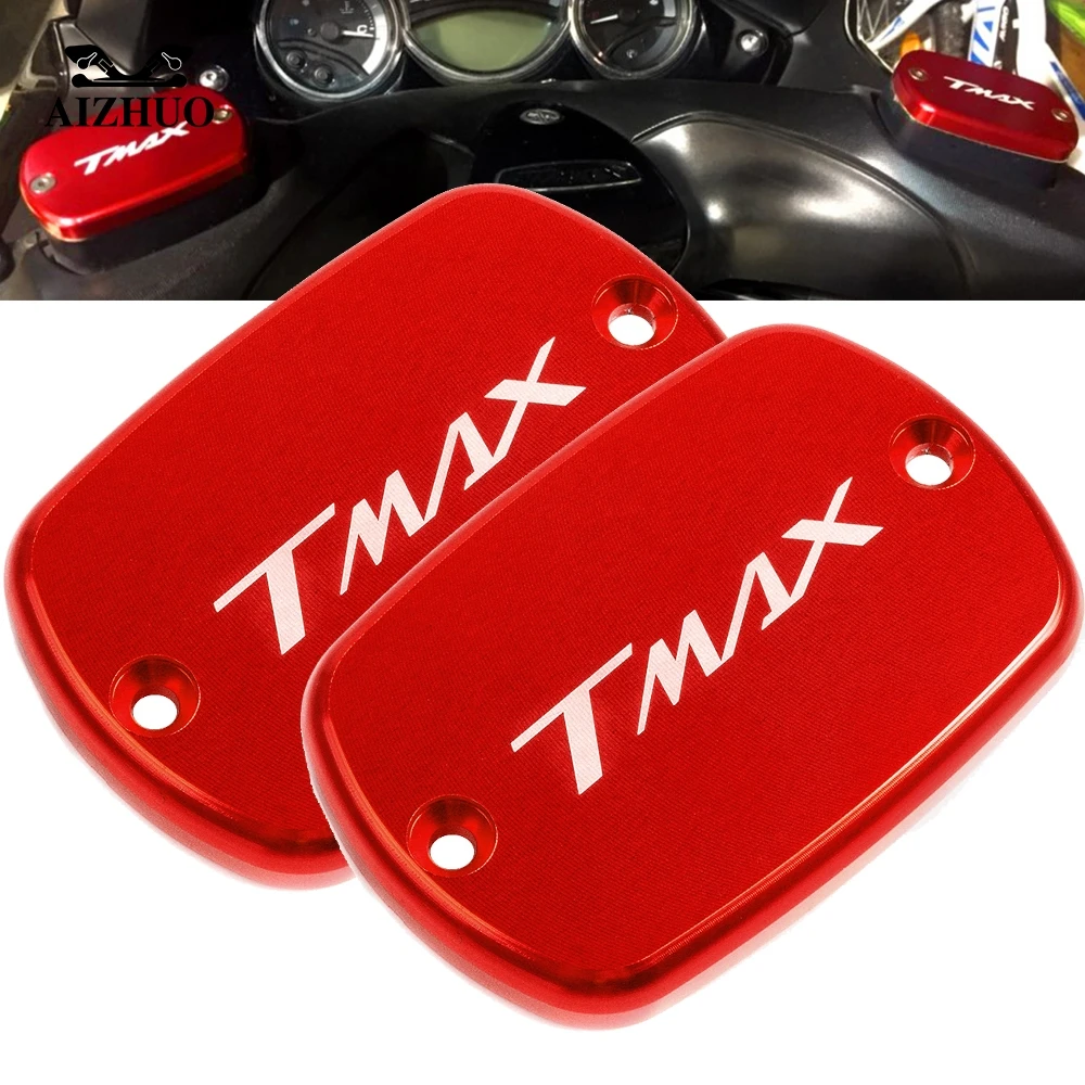

TMAX T MAX T-MAX 530 500 Motorcycle Brake Fluid Fuel Reservoir Tank Cap Cover For YAMAHA TMAX 530 2012-2018 TMAX500 2008-2011