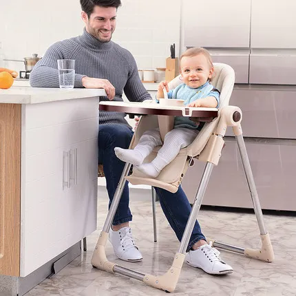 Детская обеденный стул детский стульчик Многофункциональный складной высокий стульчик Портативный ребенка съесть стол и стул мест