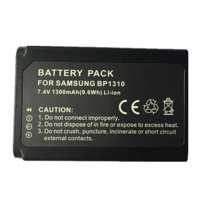 

BP1310 lithium batteries pack BP1310 Digital Camera Battery BP 1310 For SAMSUNG NX NX10 NX100 NX11 NX20 NX5