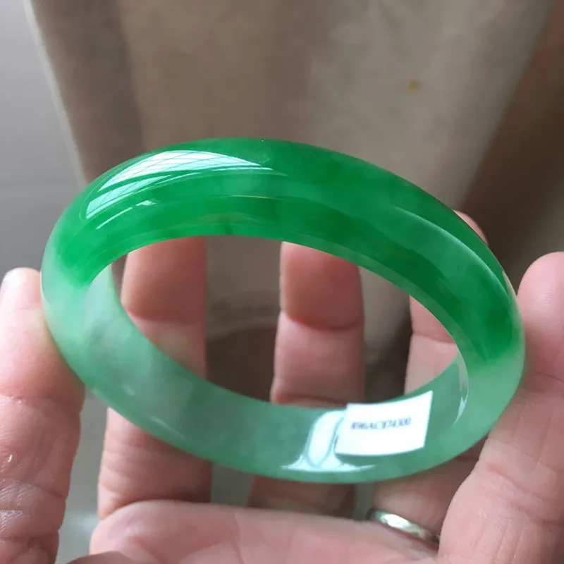 Натуральные бирманские нефритовые браслеты круглые ледяные Янг зеленые женские модели нефритовый браслет Изумрудный зеленый браслет зеленый нефритовый браслет