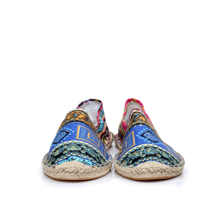 National Hemp Mens Shoes Summer Espadrilles Men 2019 Canvas Shoes Men Breathable Men's Loafers Slip Moccasins Zapatillas Hombre