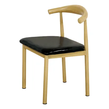 

Table chair imitation wooden chair backrest iron art corner chair simple coffee shop dessert tea shop restaurant table and chair