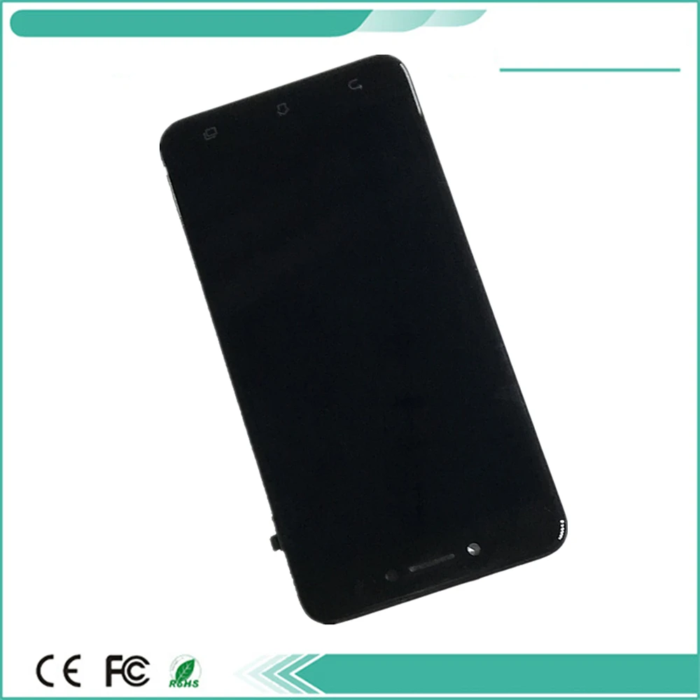 Tanie Ramka z ekran LCD dla asusa ZenFone Live ZB501KL X00FD ekran LCD + montaż digitizera ekranu dotykowego B W kolor z taśmą narzędziową