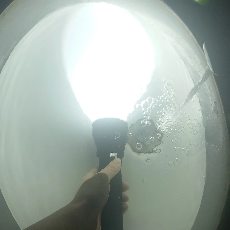 26650 led diving flashlight