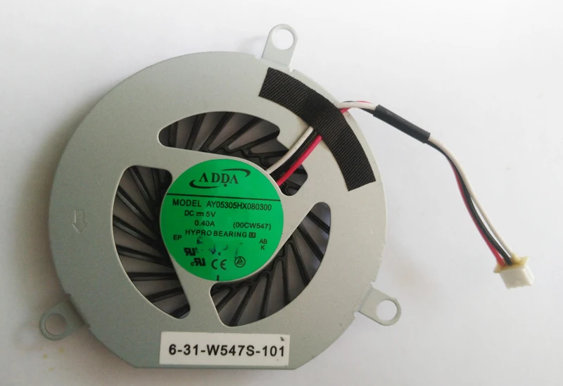 

NEW ADDA AY05305HX080300 CPU cooling fan 6-31-W547S-100 6-31-W547S-101 For CLEVO W547S