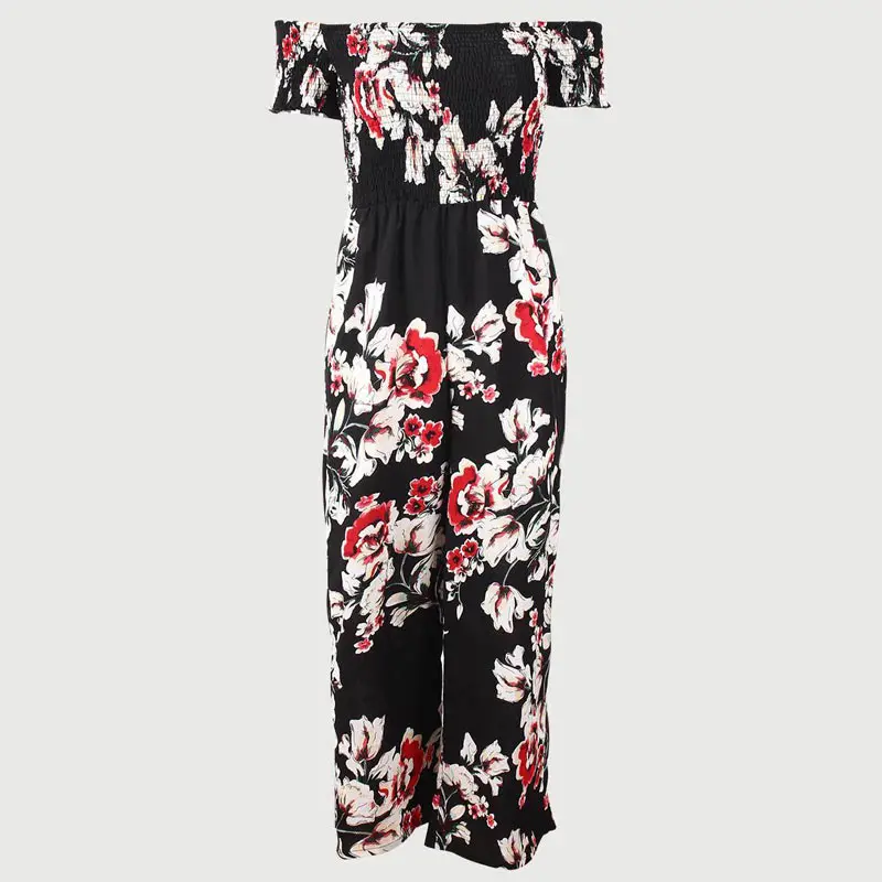 rompers womens jumpsuit plus size women overalls body suits for elegant women Flower printing women playsuit fashion nova woman Jumpsuits and Playsuits