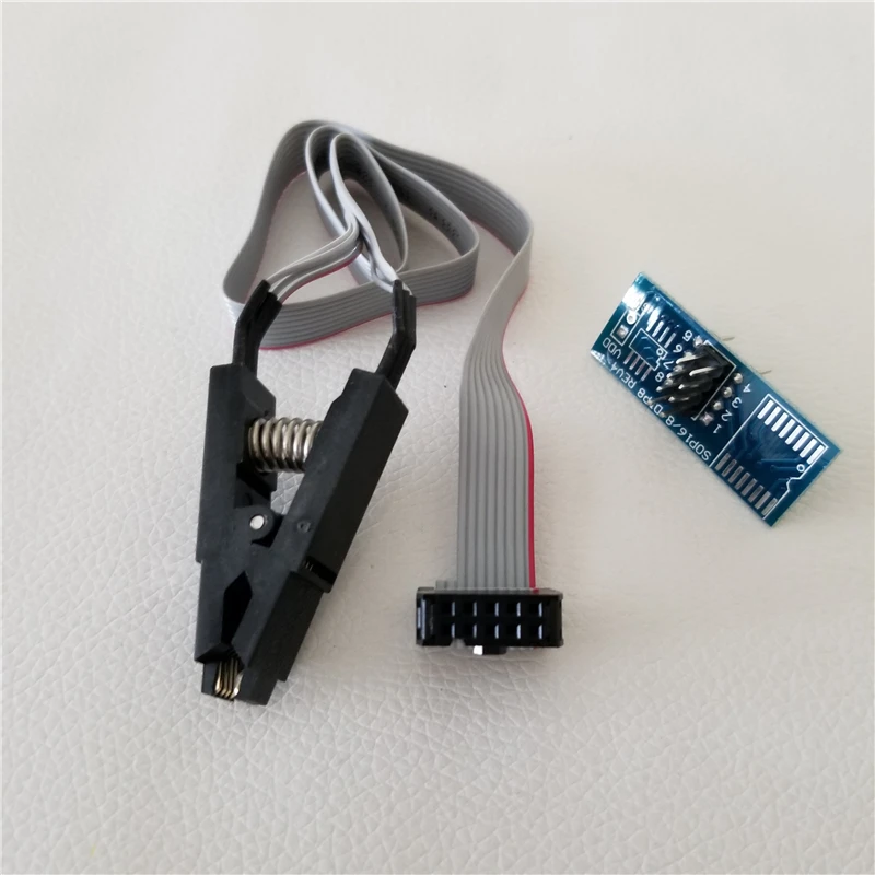 2-Pack SOIC8 SOP8 IC Test Clip - Programming Clip For EEPROM 24CXX 25CXX 93CXX BIOS Chips