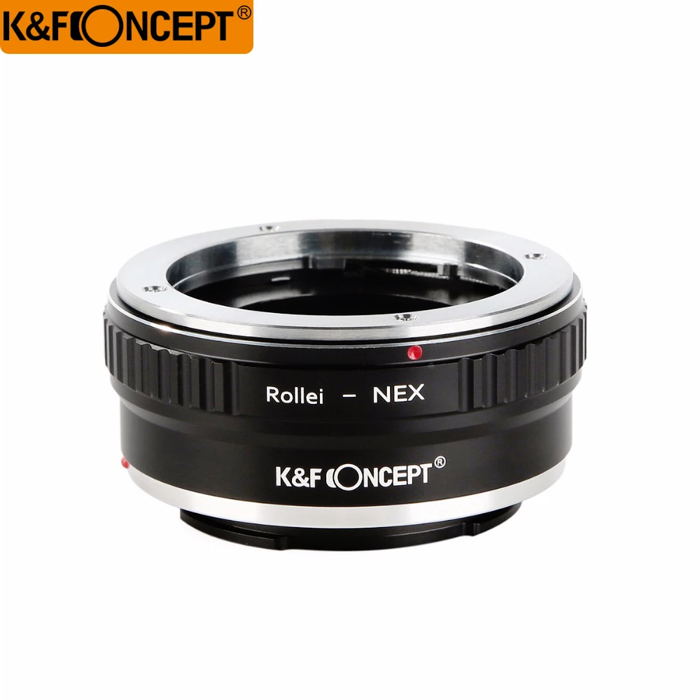 Адаптер для крепления объектива K& F для Nikon G/Rollei QBM/T Mount/M39 Crew Mount Lens on sony NEX E-Mount camera Body