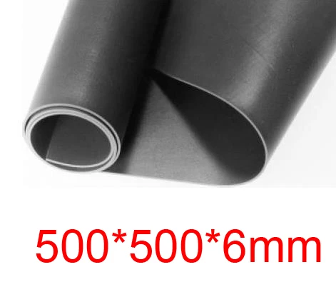 NEW 6mm thickness NBR sheet nitrile butadiene rubber plate Resistance to acid alkali oil resistant pad 500x500mm | Обустройство дома