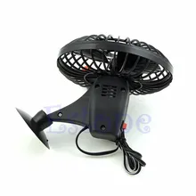 1 шт. пластик 12 В питание Мини грузовик автомобиль транспорт вентилятор адсорбции летний подарок черный