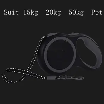 

Durable Reflective Pet Dog Leashes For Large Dogs Automatic Extending Traction Rope Retractable Big Dog Pet Walking Leash Leads
