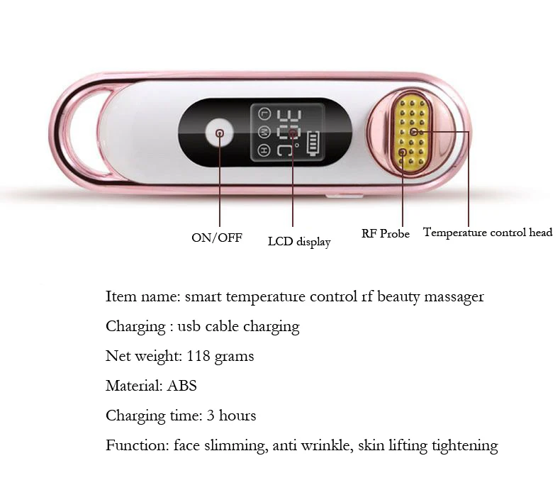 Умный датчик температуры RF радиочастотный матричный коллагеновая стимуляция морщин для удаления кожи лифтинг инструмент красоты