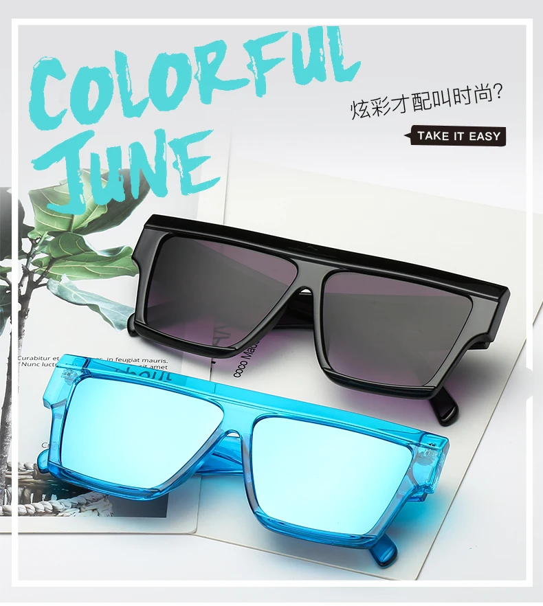 Квадратные негабаритные солнцезащитные очки для женщин Модные Ретро прозрачные солнцезащитные очки люксовый бренд градиентные солнцезащитные очки для женщин s оттенки