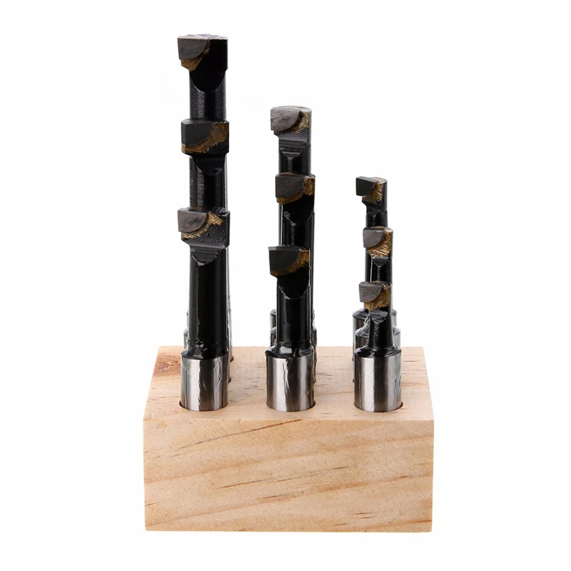 Carbide boring tool 9Pcs Durable Hard Alloy Shank Boring Bar Set Carbide Tipped Bars 12Mm For 2 Inch 50Mm Boring Head For Lathe Milling Mayitr