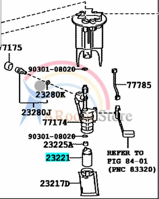Топливный насос для Toyota Scion IM ZRE186-77785-12010