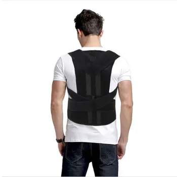 

AOFEITE Steel Posture Corrector Back Brace and Adjustable Double Pull Shoulder Back Support Belt Free Shipping AFT-B003