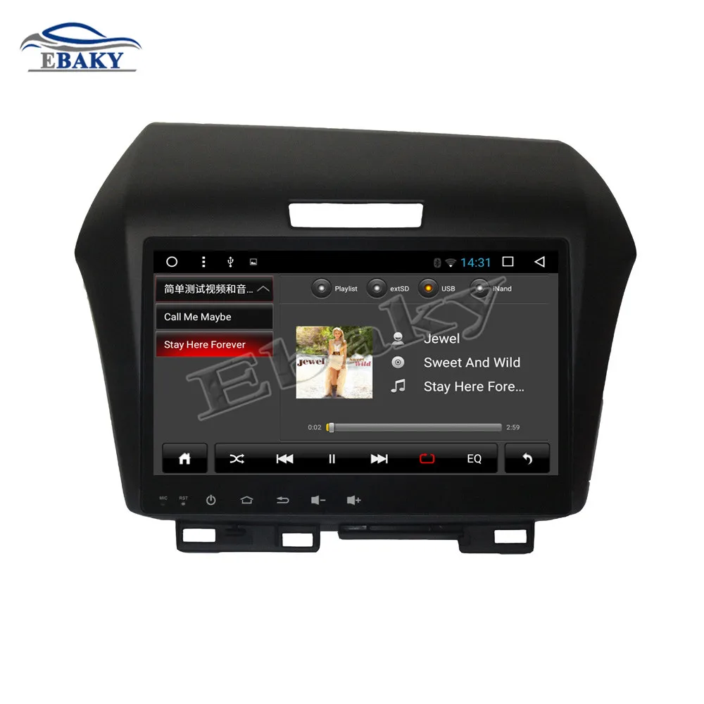 Best NaviTopia 9inch 1GB/2GB RAM Quad Core/Octa Core Android 7.1/8.1 Car DVD Radio for Honda JADE 2013 2014 2015 2016 GPS/wifi/maps 16