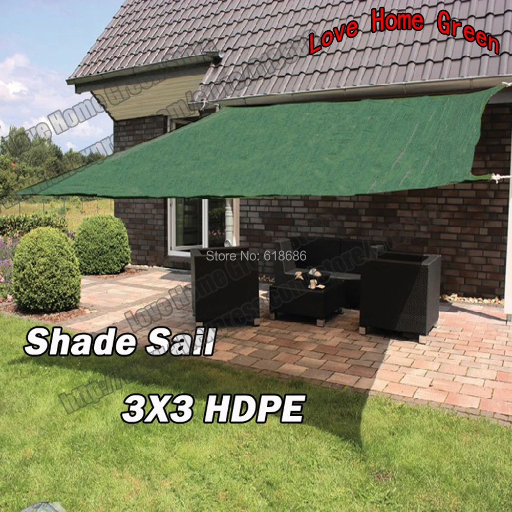 HDPE Sun Shade Sail Combination Shade Net Garden Awning canopy UV