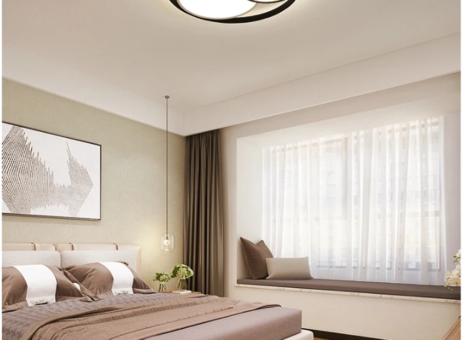 简约现代led吸顶灯房间灯北欧灯具主卧室灯-2019新款客厅灯-tmall_08