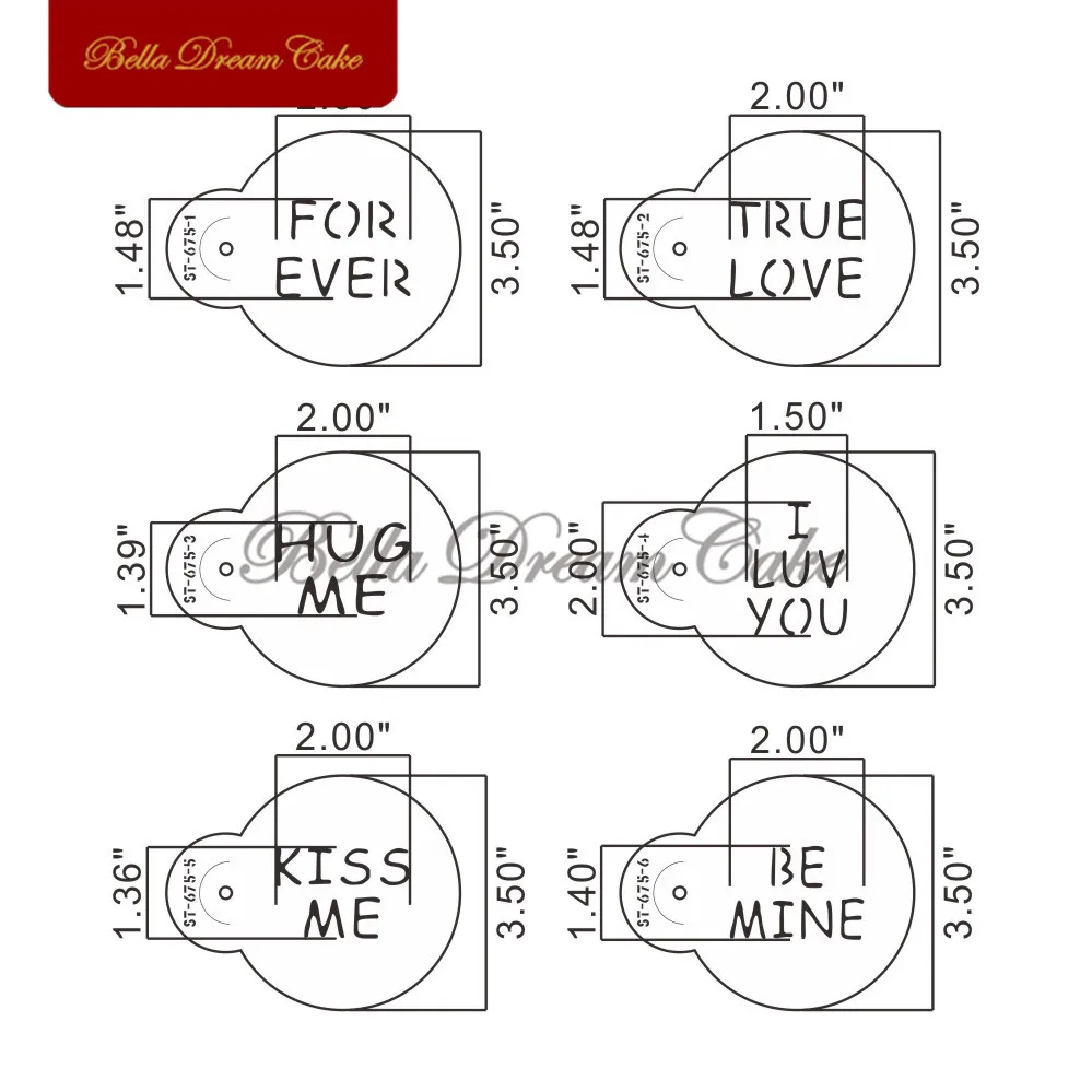Стрекоза Бабочка пляж я люблю тебя дизайн торт трафарет печенье кофе трафареты печенье помадка плесень украшения торта инструменты
