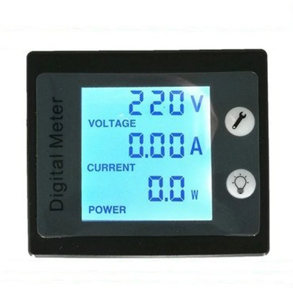

PZEM-001A Digital Voltmeter Ammeter AC 80v-260V Volt Meter 10A Current Tester Power Energy Meter With Running Time Function