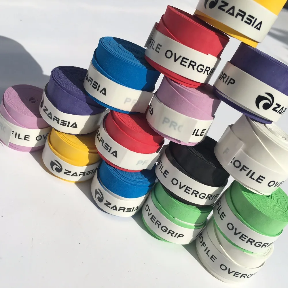 10 قطعة ZARSIA تنس مضرب Overgrip تنس القبضات يشعر لزجة الريشة مضارب يلتف اليد الغراء Overgrips غير زلة تنس قبضة