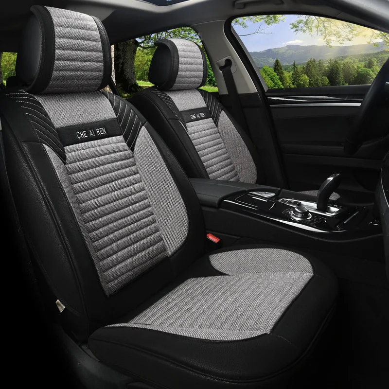 Seeonka Universal Fit Front Seats And Rear Bench Seat Cover Full