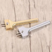 Новая магнитная пряжка монтажный инструмент Кожа DIY ремесло Регулируемая прочная вилка удар NE