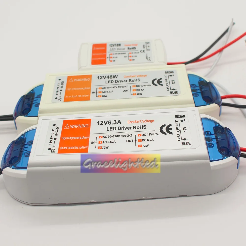 Драйвер светодиодный светодиодного освещения 12 В 18 100 Вт 110 220 в перем. Тока|adapter for