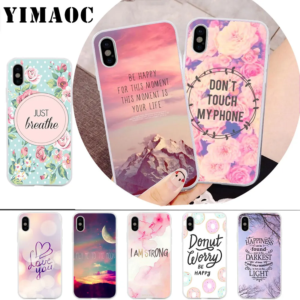 

YIMAOC Beautiful Landscape Soft Silicone Case for iPhone X r s Xr Xs Max 8 7 6S 6 Plus 5 5s SE