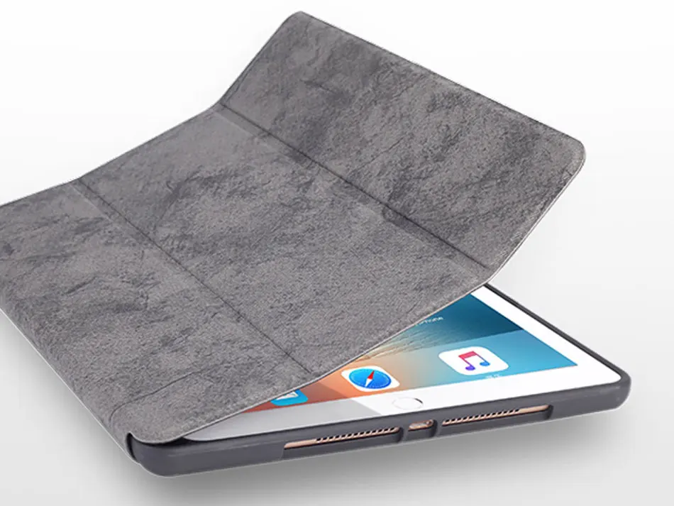 Tablets Case For iPad 5 6 8 9.7 Inch PU Leather Smart Tri-folded Protective Cover Soft Silicone Bag Edge For iPad 9.7 2018 Case-15