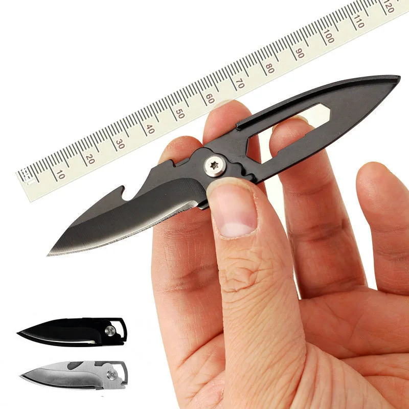 Outdoor Knife Card Camping Equipments Survival Multi function Defence