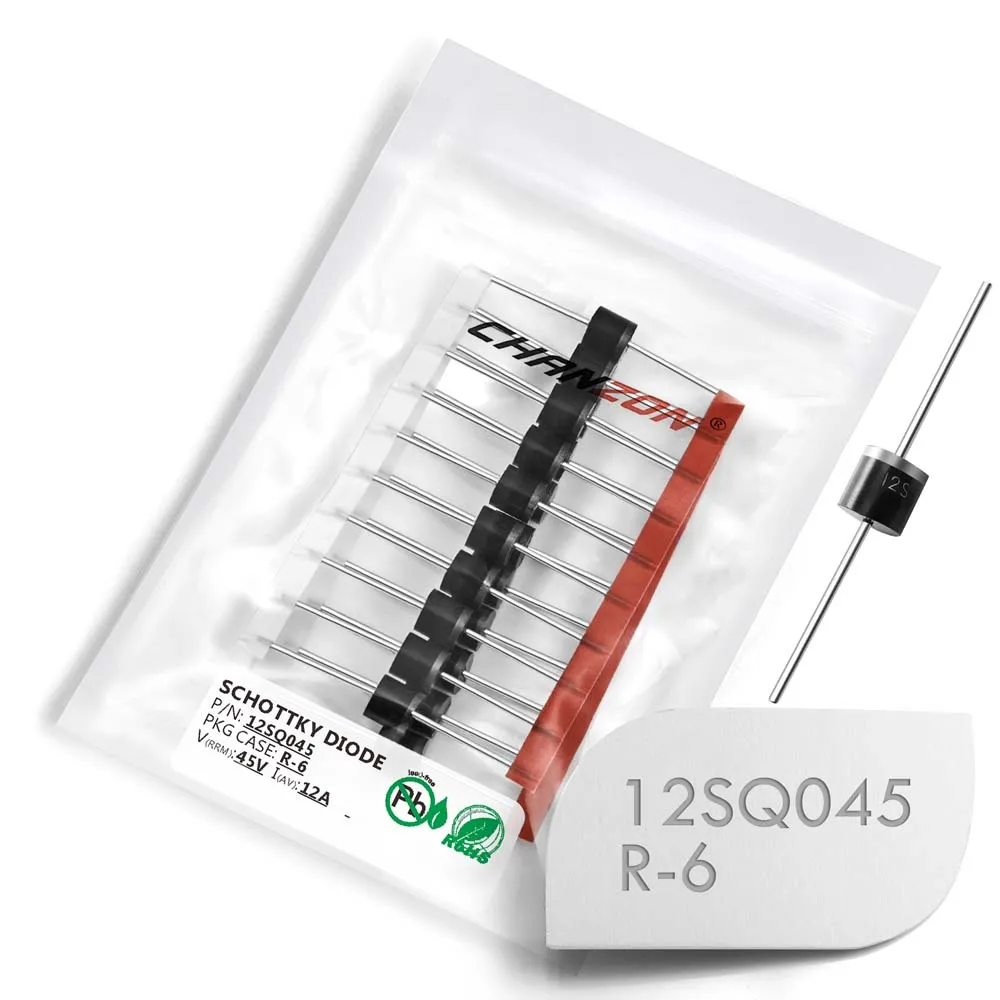 20 Pz 12 Sq045 Diodi Raddrizzatori A Barriera Schottky 12A 45 V R-6 Axial 12 Amp 45 Volt